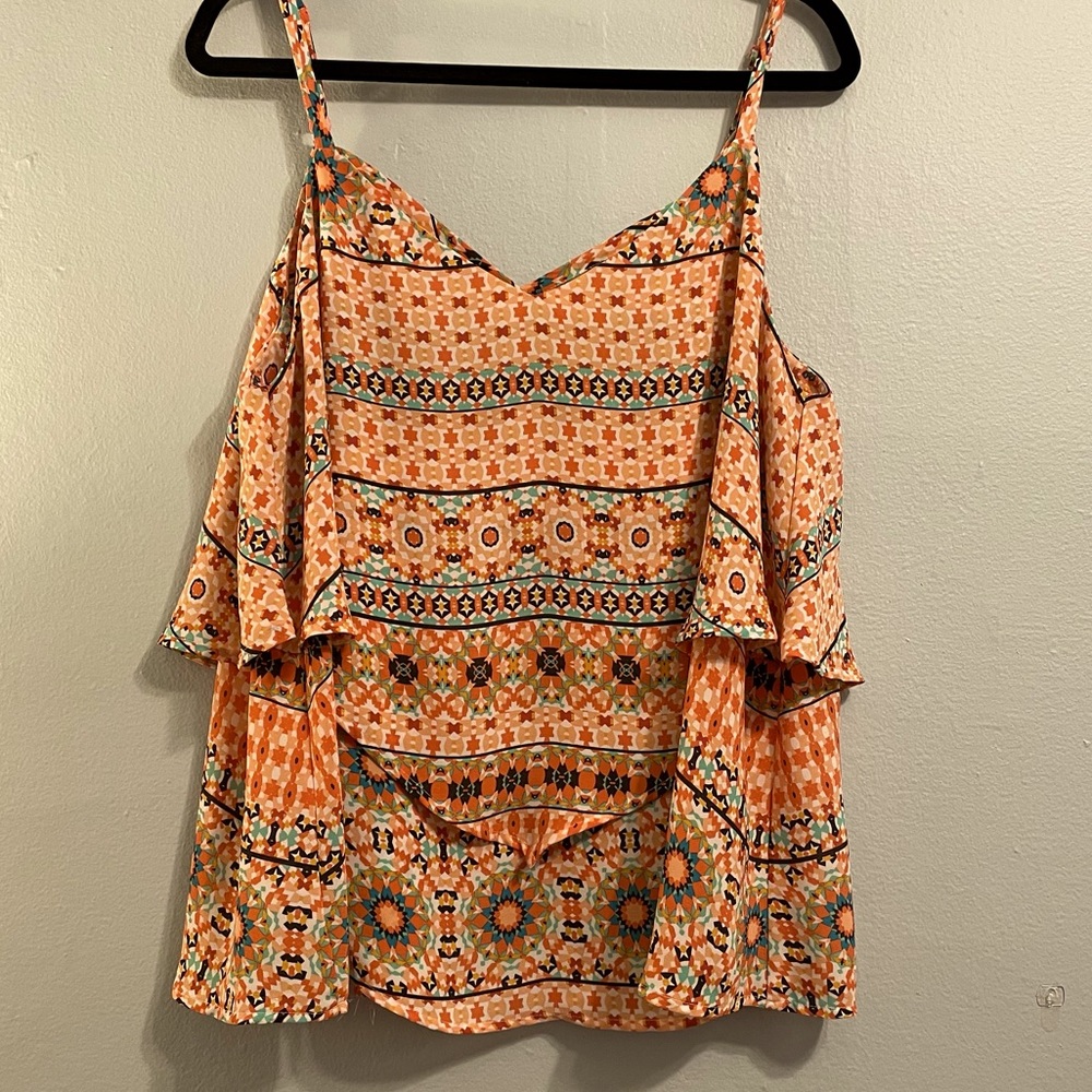 Fun flowy torrid Tank